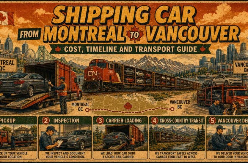 Shipping Car from Montreal to Vancouver