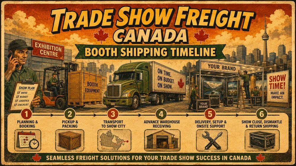 Trade Show Freight Canada: Booth Shipping Timeline