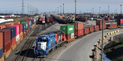 CN Rail Drayage in Brampton