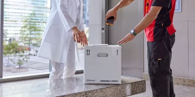 Time-Sensitive Courier for Research